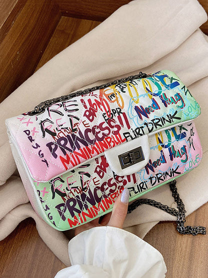 Women's Graffiti Crossbody Bag