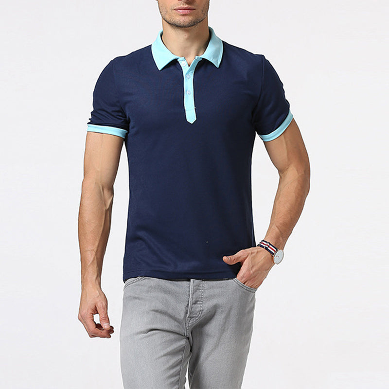 Men's Casual Lapel T-Shirt