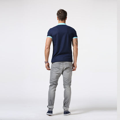 Men's Casual Lapel T-Shirt