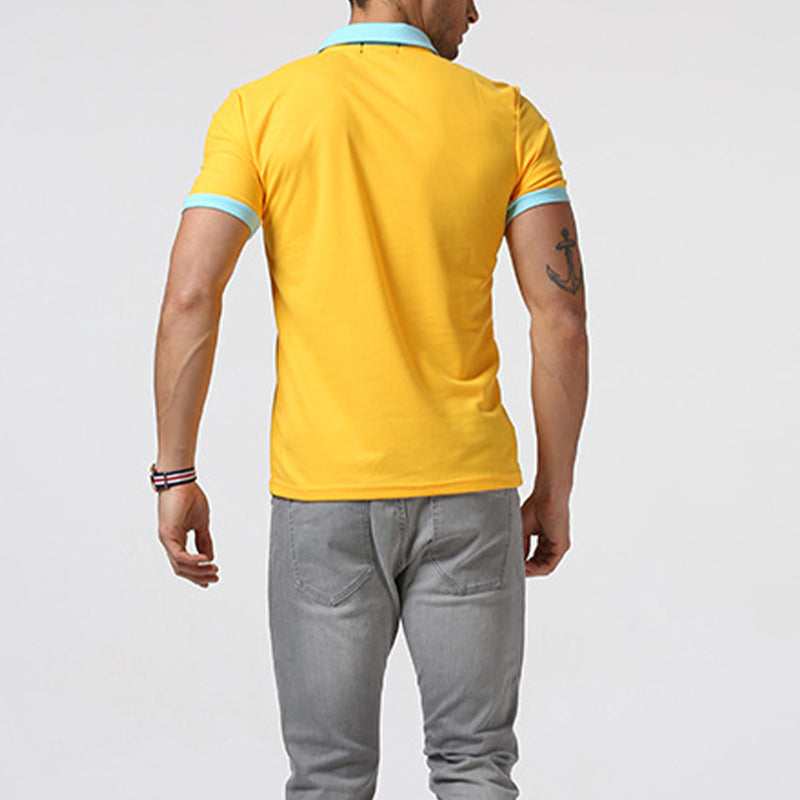 Men's Casual Lapel T-Shirt