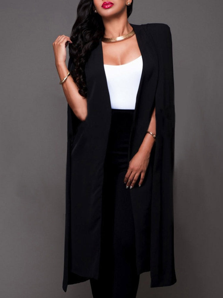 Long Sleeve Cape Blazer