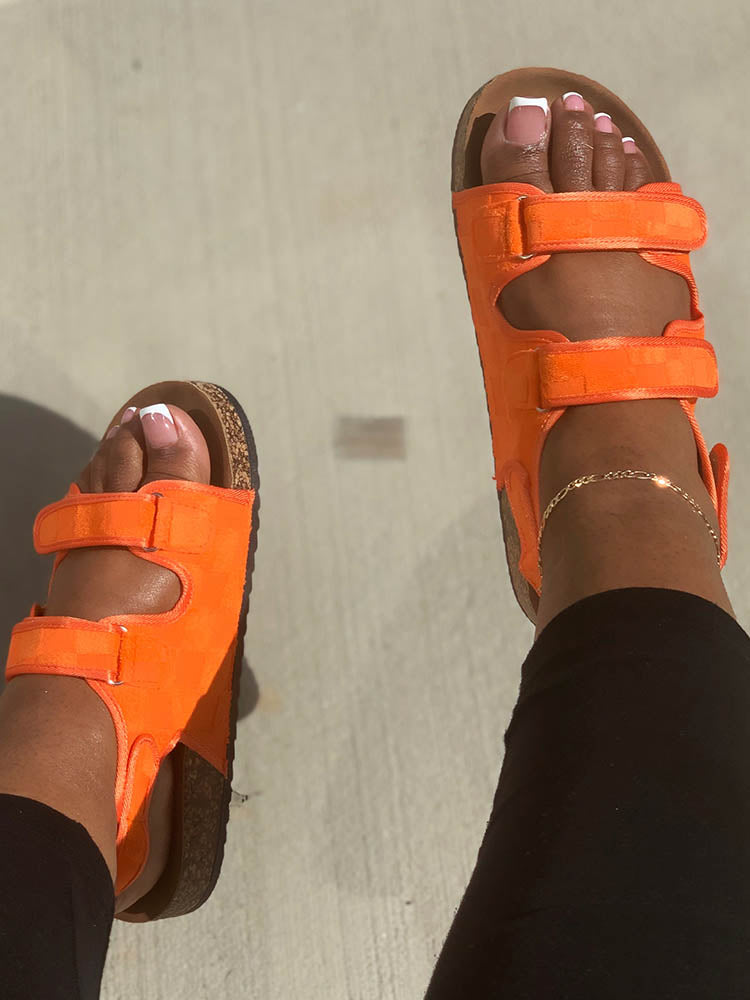 Velcro Flat Sandals