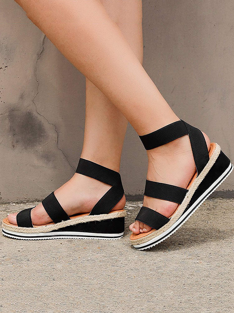 Strap Platform Sandals