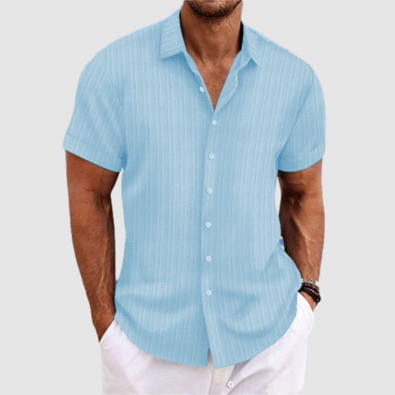 Men's Loose Short-Sleeved Shirt