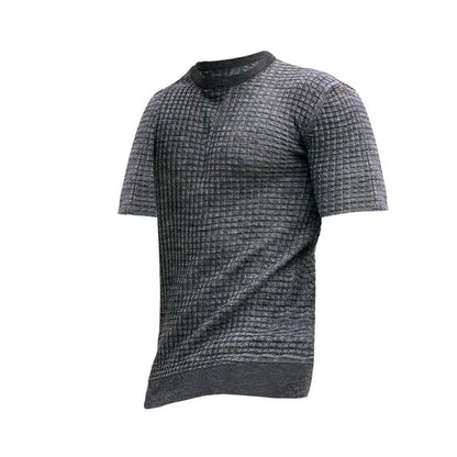 Men's Small Square Lattice T-Shirt