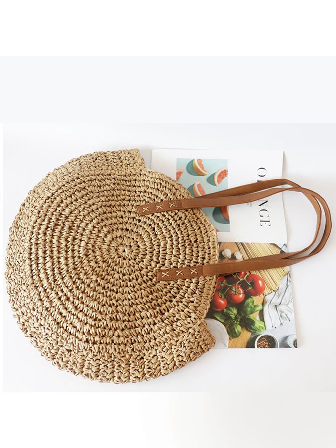 Women's Boho Woven Tote Bag