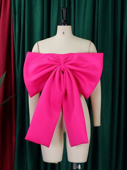 Women's Sweet Bow Tube Top