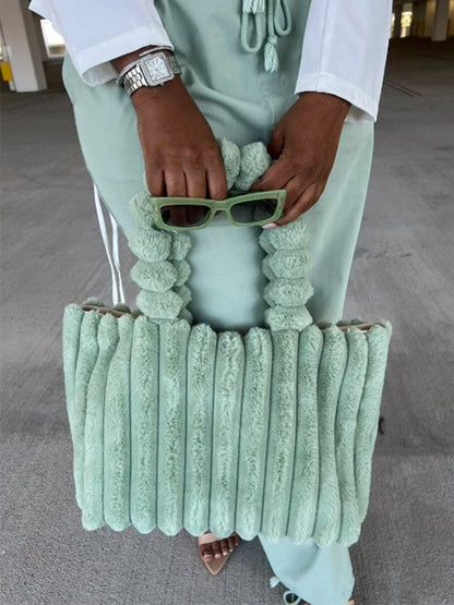 Women's Fluffy Tote Bag