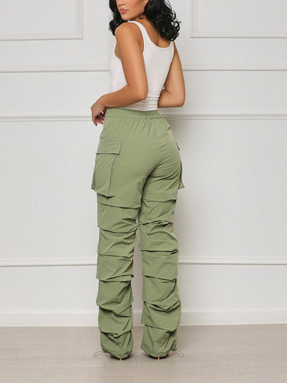 Ruched Cargo Pants