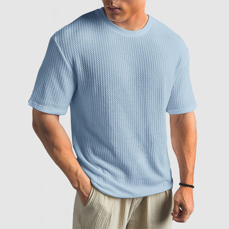 Men's Knit Textured T-Shirt