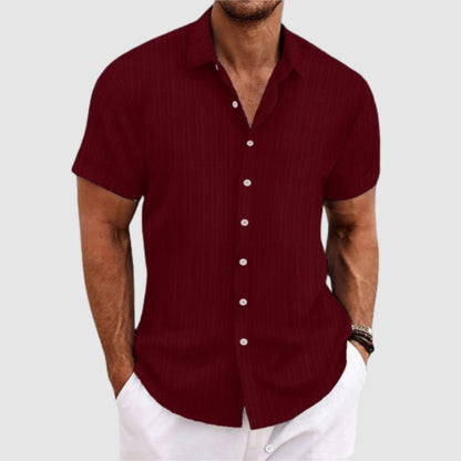 Men's Loose Short-Sleeved Shirt