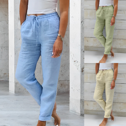 Loose Drawstring Casual Casual Pants