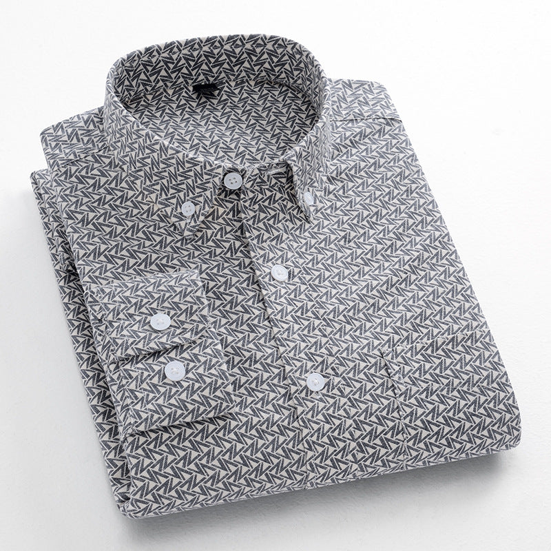 Men's Cotton printed shirt
