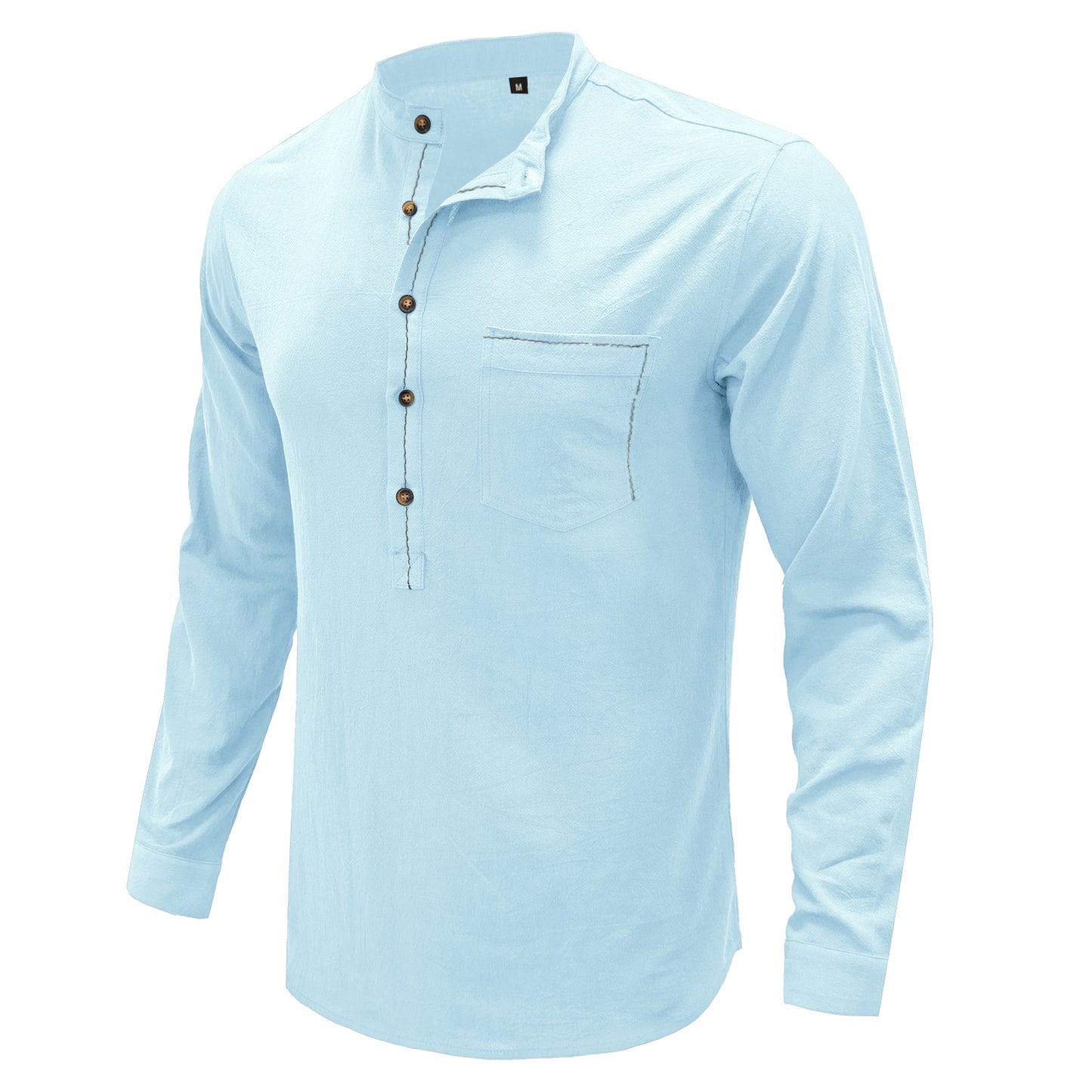 Men's Cotton Linen Loose Shirt