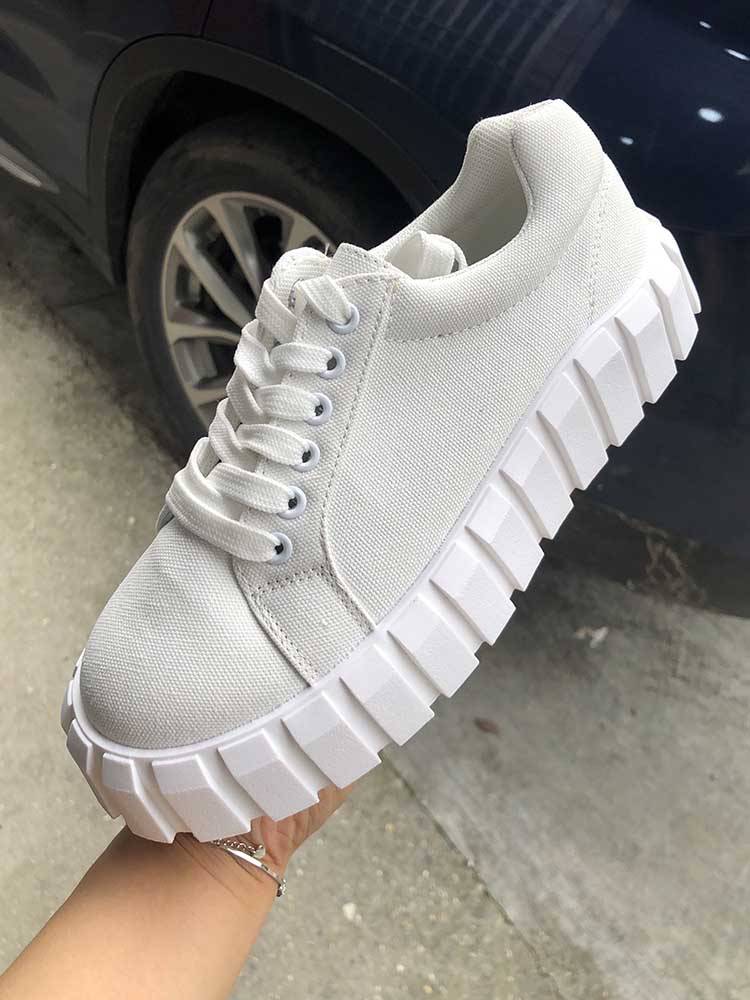 Flat Canvas Sneakers