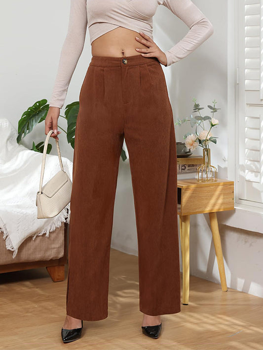 Side Pocket Wide Leg Pants