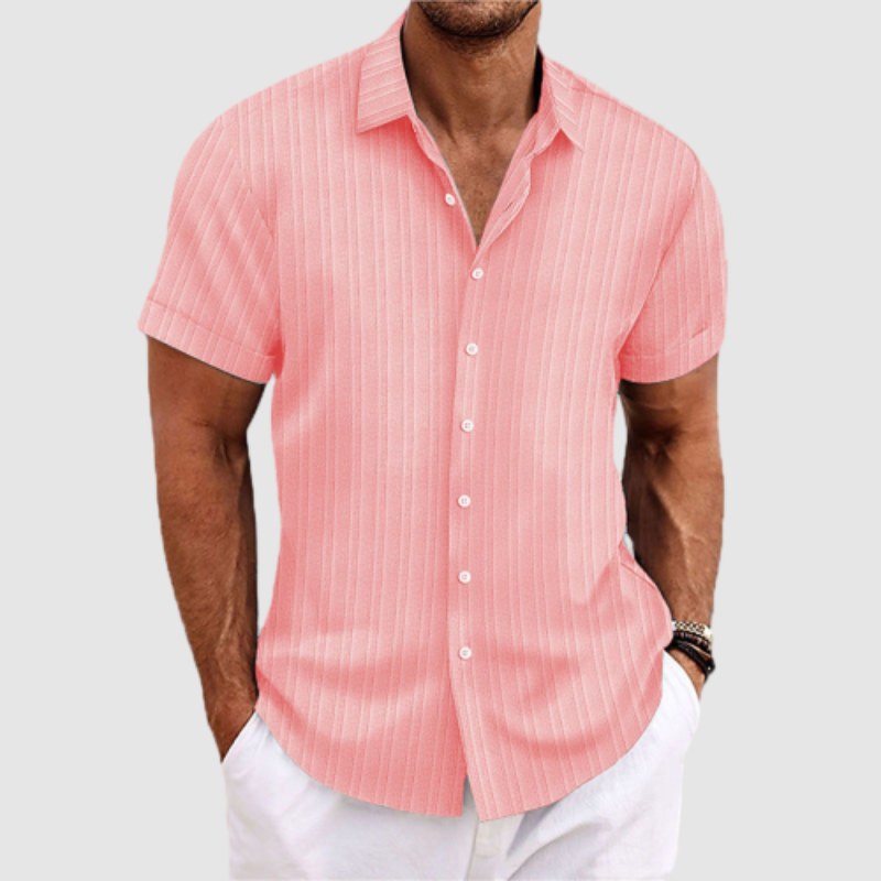 Men's Loose Short-Sleeved Shirt