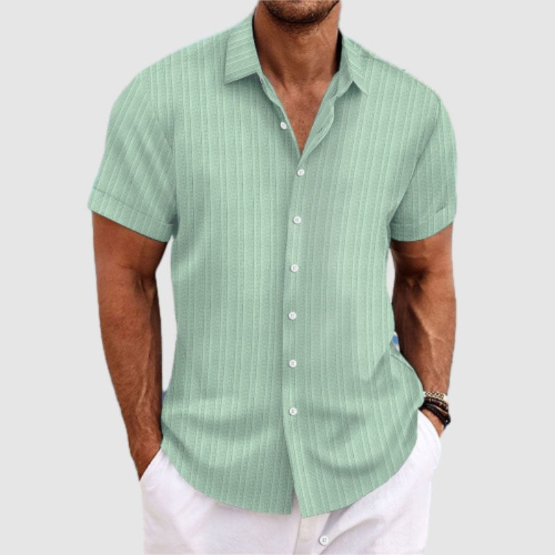 Men's Loose Short-Sleeved Shirt