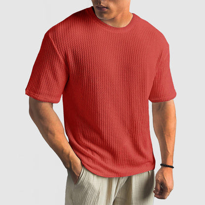 Men's Knit Textured T-Shirt