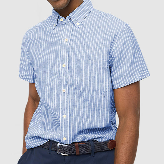 Men's Oxford Cloth Striped Shirt