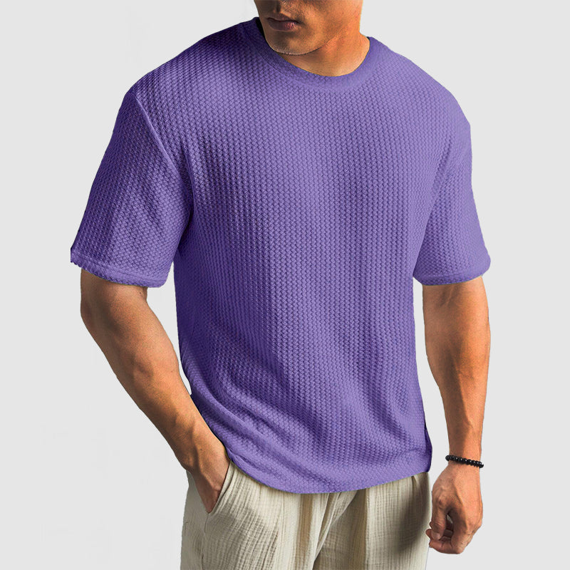 Men's Knit Textured T-Shirt