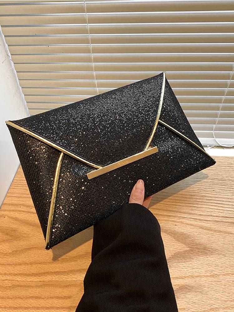 Women's Bling Sequin Decor Clutch Bag