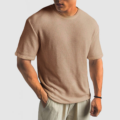 Men's Knit Textured T-Shirt