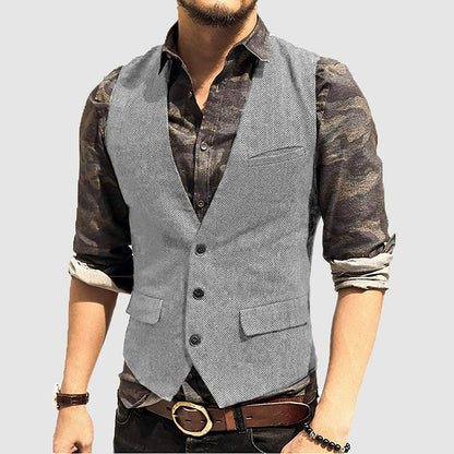 Men's Textured Vest