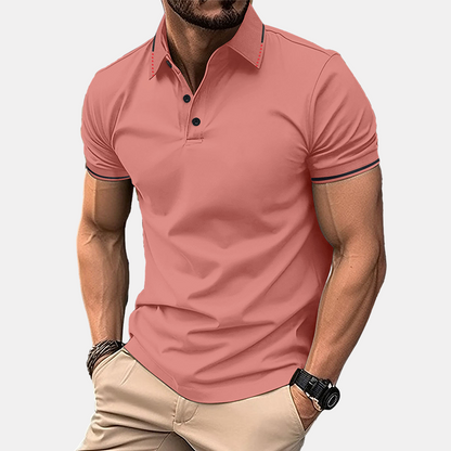 Men's Casual Short Sleeve Polo Shirt