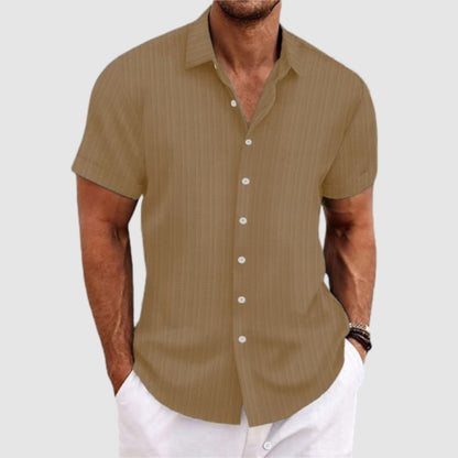 Men's Loose Short-Sleeved Shirt