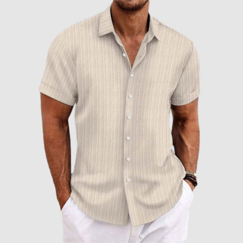 Men's Loose Short-Sleeved Shirt