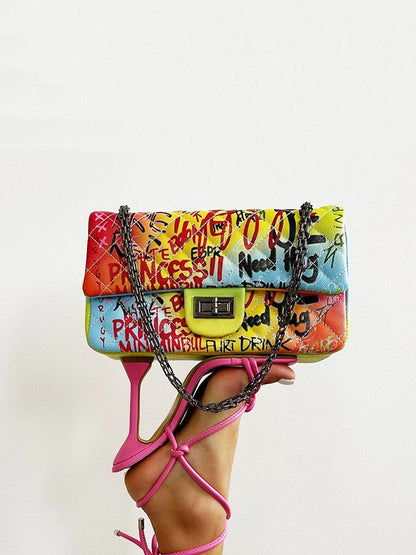 Women's Graffiti Crossbody Bag