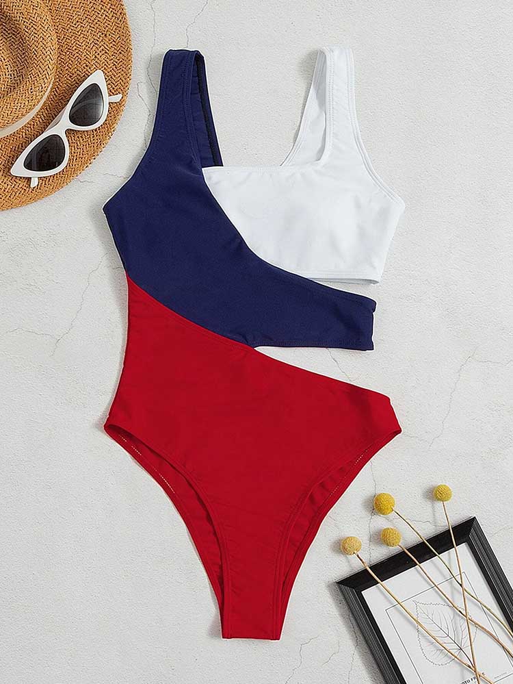 Color Block Swimsuit