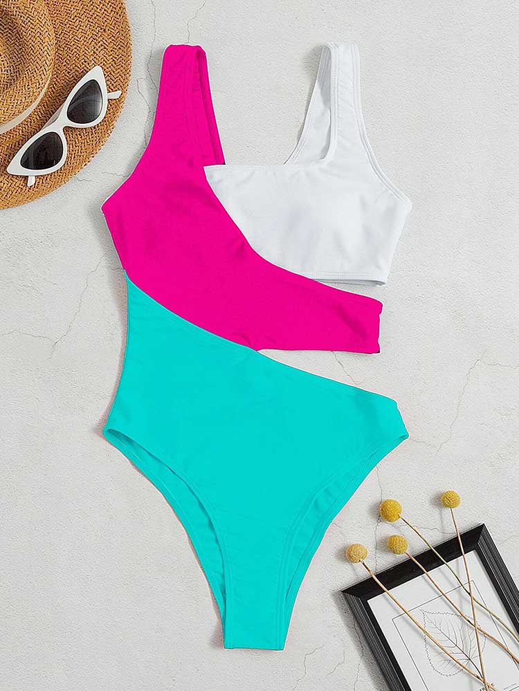 Color Block Swimsuit