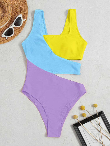 Color Block Swimsuit