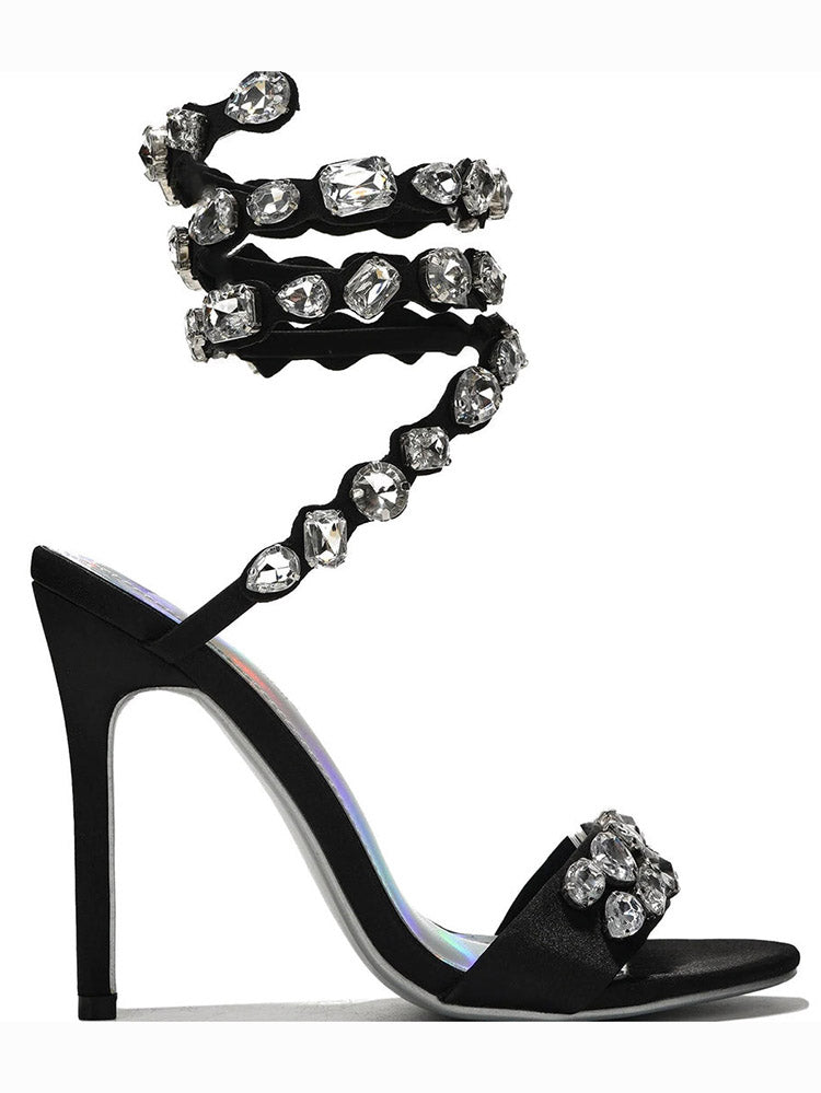 Women's Gems Embellished Heels