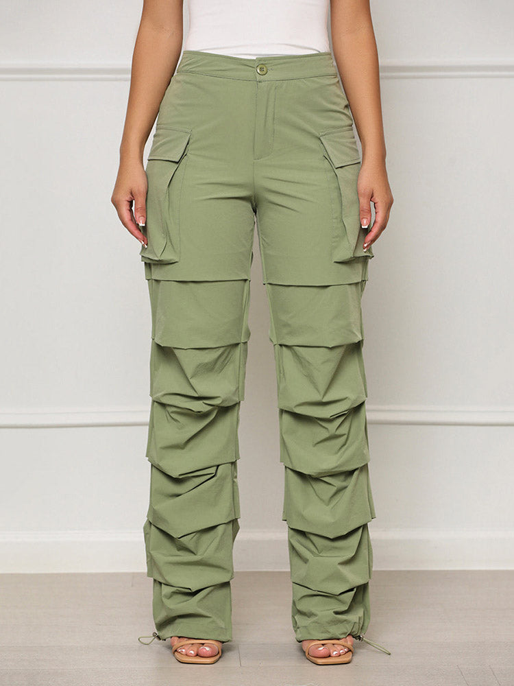 Ruched Cargo Pants