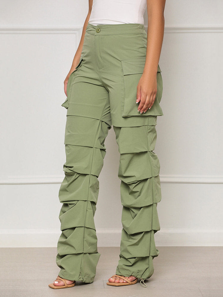 Ruched Cargo Pants