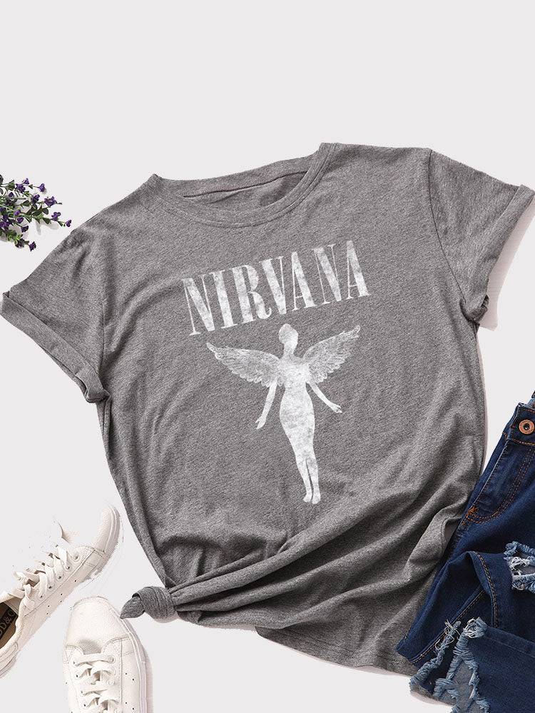 Nirvana Wings Cotton Tee