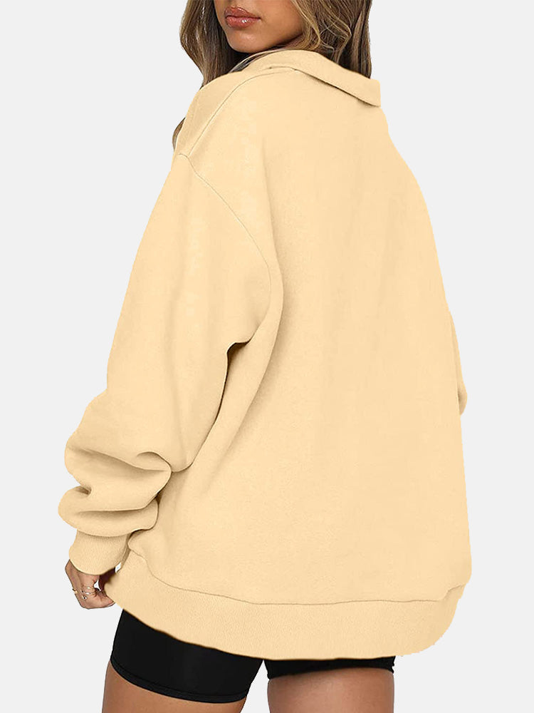 Zipper Pocket Sweatshirt