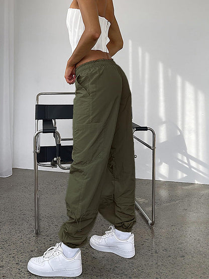 Drawstring Cargo Pants