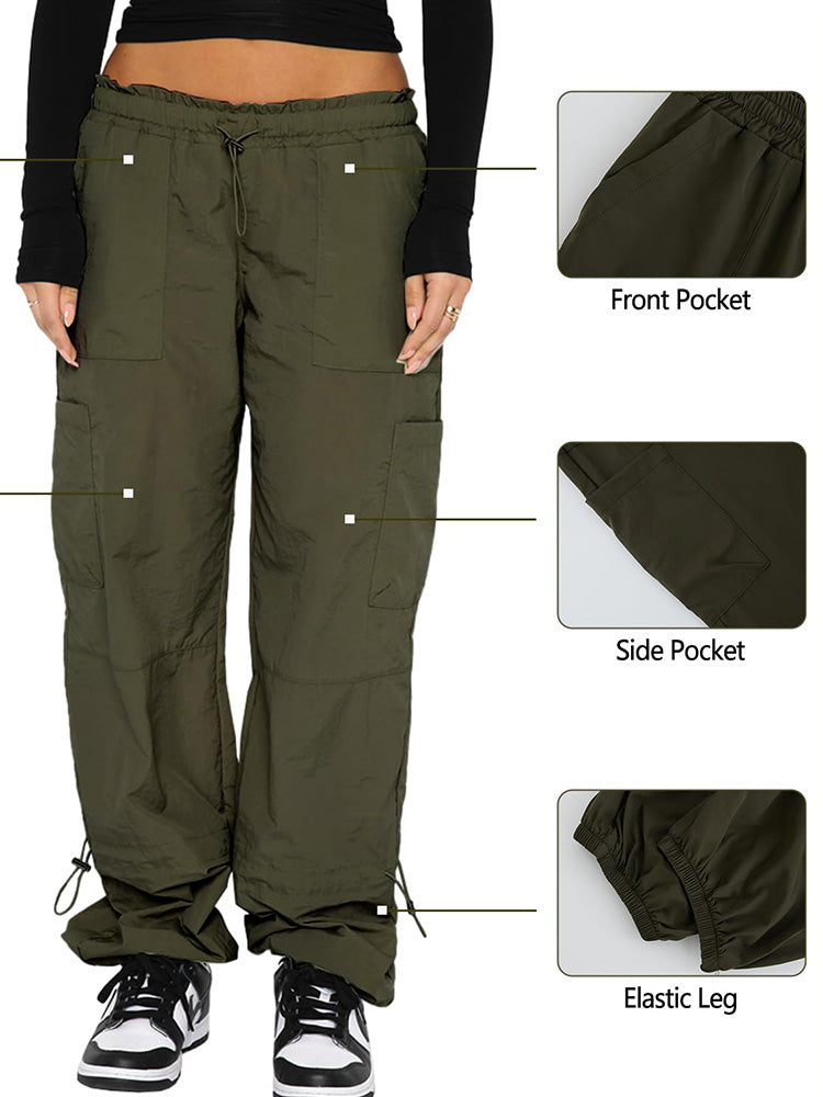 Drawstring Cargo Pants