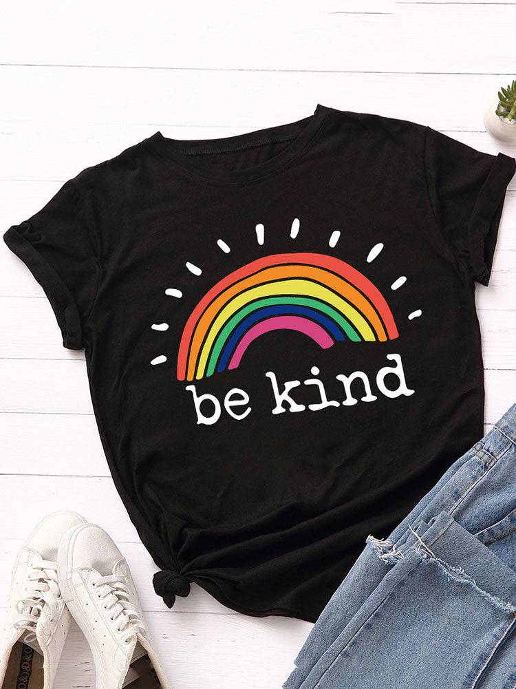 Be Kind Rainbow Tee