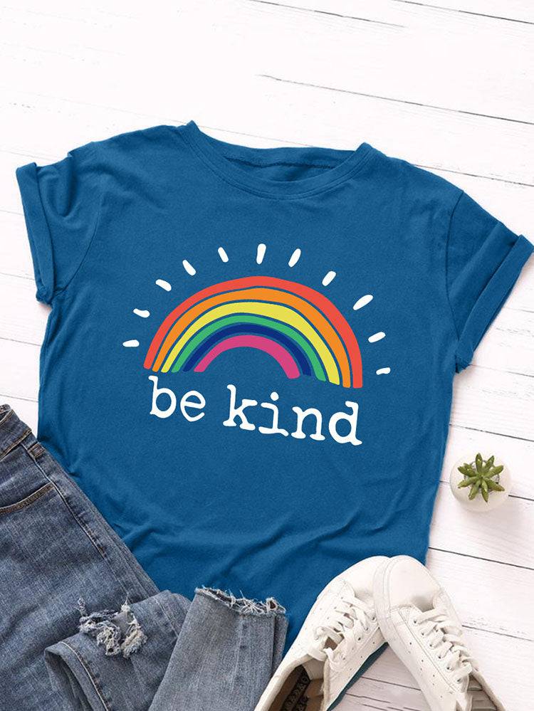 Be Kind Rainbow Tee