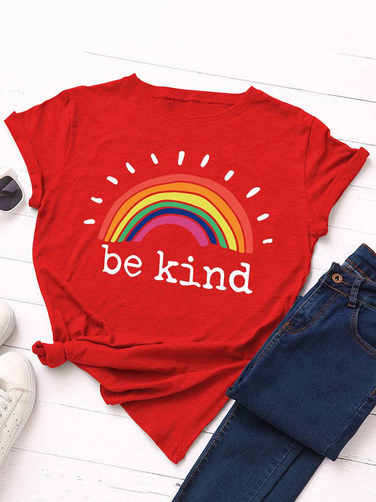 Be Kind Rainbow Tee