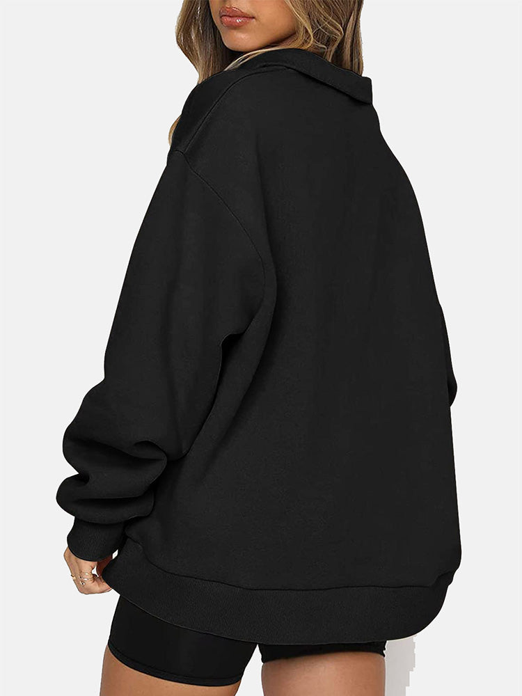 Zipper Pocket Sweatshirt