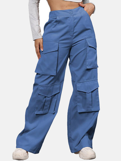 Elastic Waist Cargo Pants