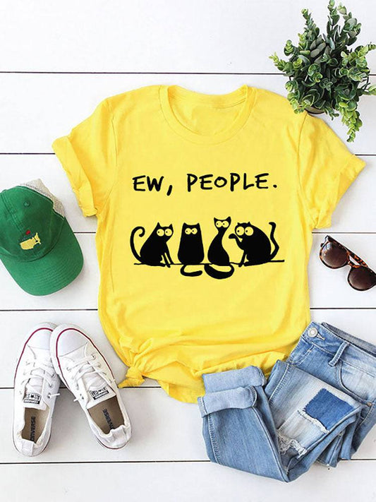 Ew People Cats Tee