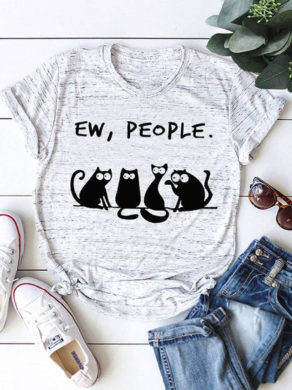 Ew People Cats Tee