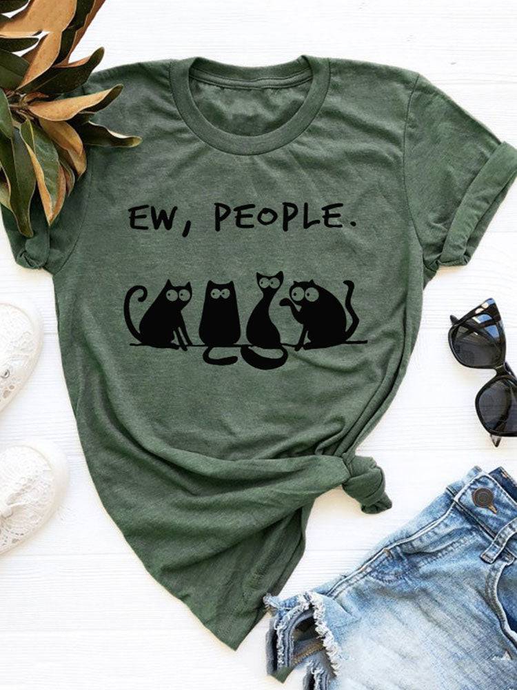 Ew People Cats Tee